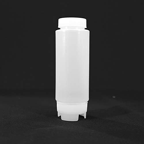 Jiwins 4PCS 12oz Food-Grade Condiment Squeeze Bottles