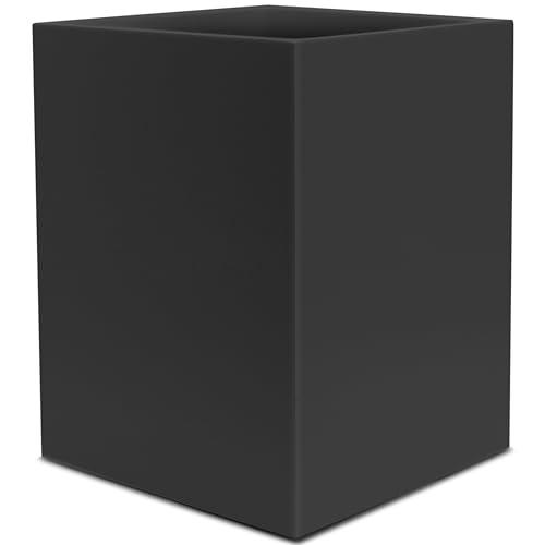Matte Black Square Trash Can 2 Gallons 75L