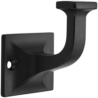 SAILING 5 Pack Matte Black Coat Hooks
