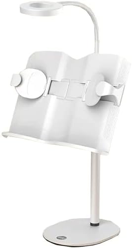 Yuidaaavzz Book Stand with USB Light Adjustable for Reading Writing