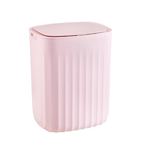 ELPHECO 35 Gallon Motion Sensor Trash Can with Lid Pink