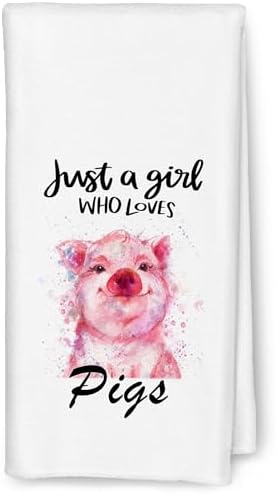 Pig Kitchen Towels for Pig Lovers Farmhouse Decor