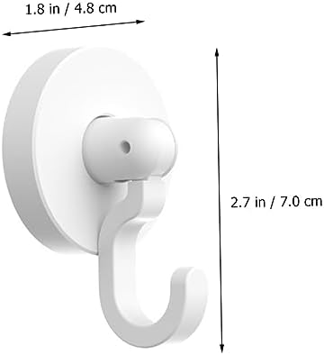 Healifty 3Pcs Self Adhesive Wall Hooks for Bathroom and Kitchen 1