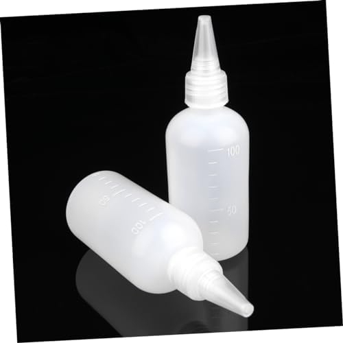 CANIGHT 2 Sets Lightweight 100ml Squeeze Bottles with Leakproof Design and Funnel