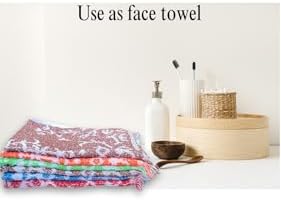 6 Piece Multi-Color Cotton Dish Towel Set