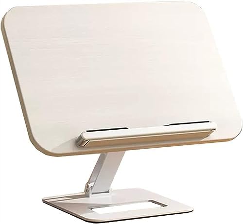 Yuidaaavzz Adjustable Cookbook Stand with Clips and Bookmark Holder 1