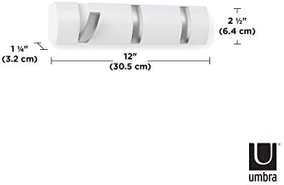 Umbra Flip 3-Hook Wall-Mounted Coat Rack 1