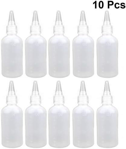 MAGICLULU 10 Pcs Reusable Condiment Squeeze Bottles 1
