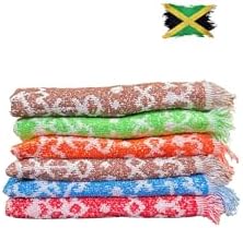 6 Piece Multi-Color Cotton Dish Towel Set