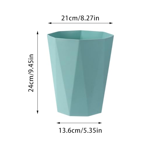 Polygon Small Trash Can White