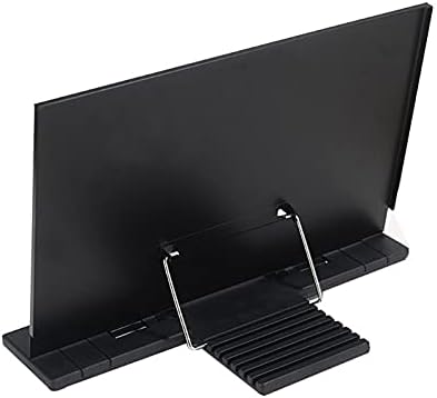 Book Stand Frame Desk Holder with Adjustable Grooves and Tablet Support