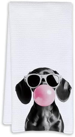Funny Dachshund Hand Towels 16x24 Inch 1