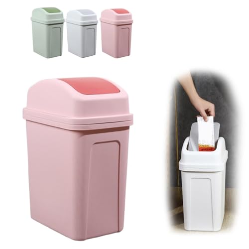 KELINFONG 55 Gallon Plastic Trash Can with Lid