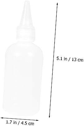 CANIGHT 2 Sets Lightweight 100ml Squeeze Bottles with Leakproof Design and Funnel