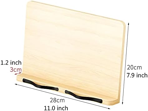 Yuidaaavzz Foldable Book Stand for Reading and Kitchen Use