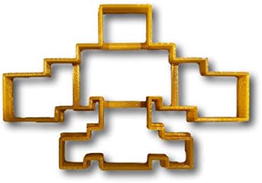 8-Bit Plane Cookie Cutter by Cookie Cutz