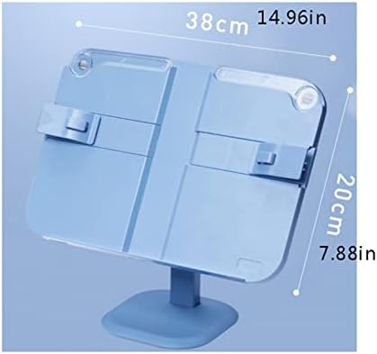 Yuidaaavzz Adjustable Cookbook Stand Portable Foldable Holder