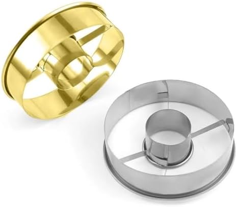 Stainless Steel Donut Mould 386 Inch Gold