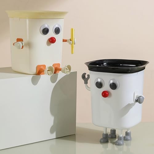 Aurgiarme Funny Eye Trash Bin for Kids Bedroom