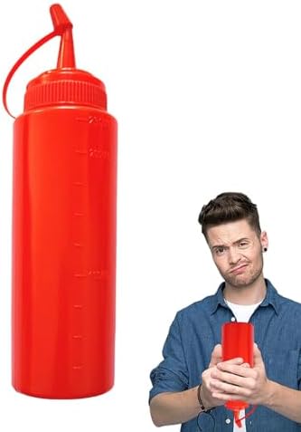 Fake Mustard and Ketchup Squeeze Bottle Set - Prank and Party Fun
