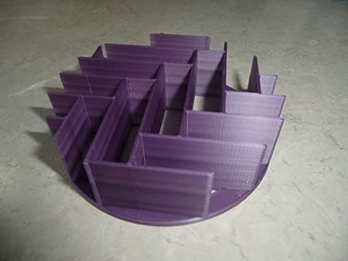 YNGLLC Herringbone Concha Cutter Bread Stamp Purple