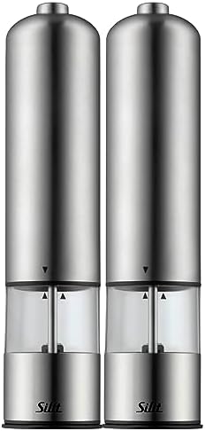 Silit Electric Mill Set of 2 - 23 cm Salt Pepper Mill