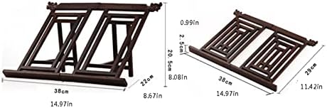 Yuidaaavzz Foldable Cookbook Stand Holder for Big Textbooks