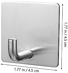 4Pcs Modern Wall Hooks for Towels Coats Hats