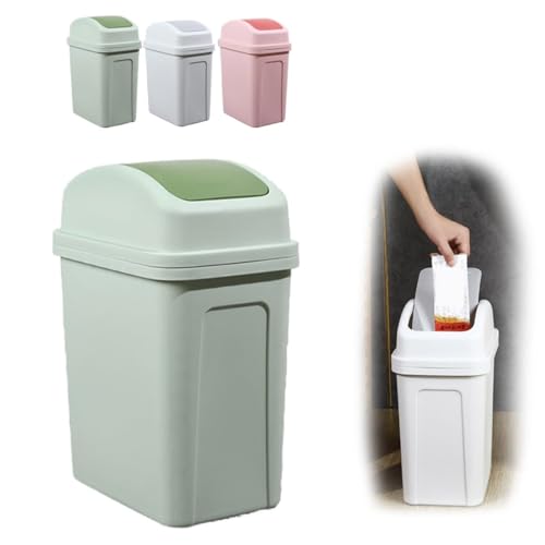 Gooddyiyukey 55 Gallon Pink Trash Can with Lid for Bathroom