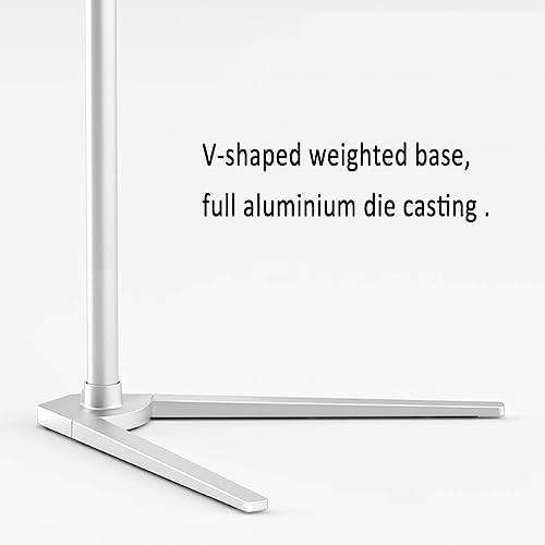 Adjustable Book Stand for Reading and Cooking Silver 53x90cm
