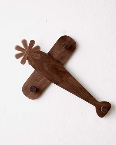 Vinoil Kids Coat Rack Wall Mount Airplane Shape