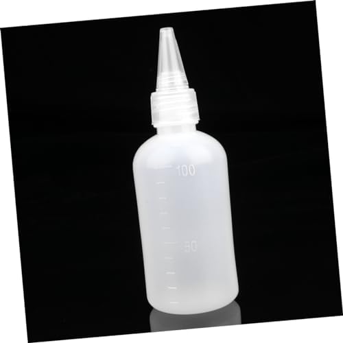 VINTORKY 20 Pcs Refillable White Condiment Squeeze Bottles
