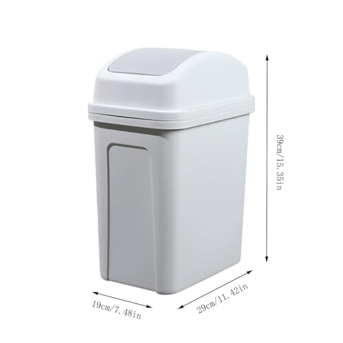 KELINFONG 55 Gallon Plastic Trash Can with Lid