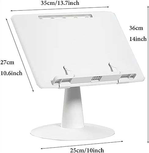 Adjustable Book Stand for Reading 4 Gear Angle Cookbooks Holder