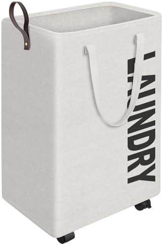 HomeHacks 75L Rolling Laundry Basket with Wheels 1