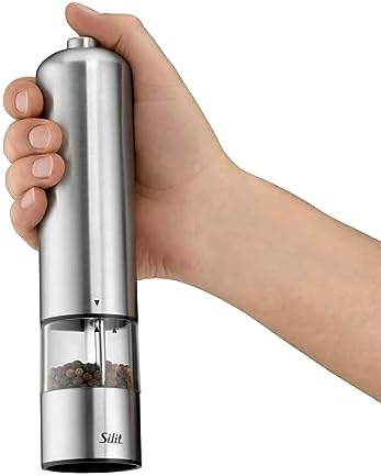 Silit Electric Mill Set of 2 - 23 cm Salt Pepper Mill