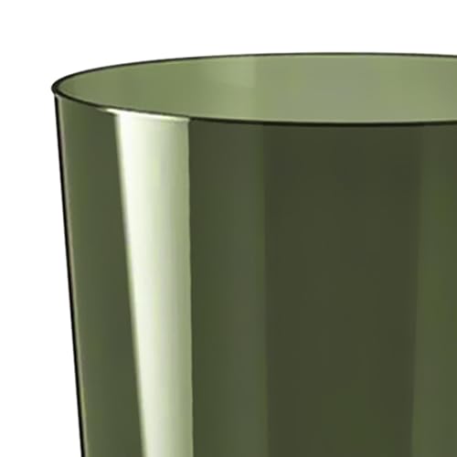 Qianly Clear Wastebasket for Home Kitchen Kids Room