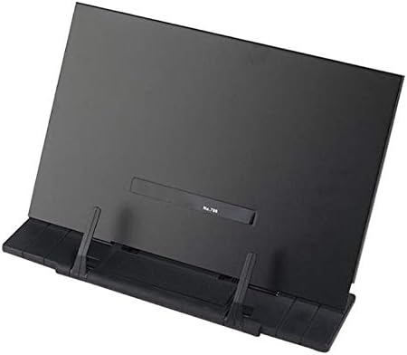 Book Stand Frame Desk Holder with Adjustable Grooves and Tablet Support