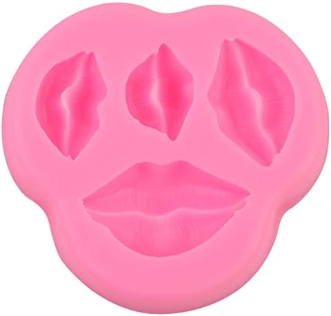 DIY Fondant Silicone Lips Shape Baking Tool - Roseate