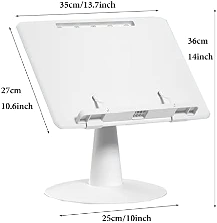 Adjustable Book Stand with 4 Gear Angles for Reading and Cooking