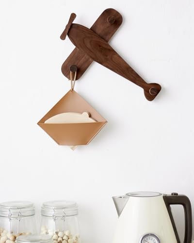 Vinoil Kids Coat Rack Wall Mount Airplane Shape