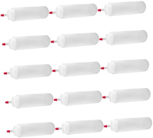 STOBAZA 15 Piece Mini Condiment Squeeze Bottles Set