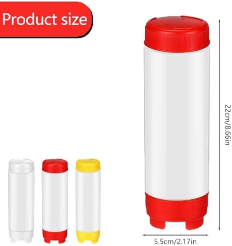 Refillable Squeeze Bottles for Sauces and Condiments