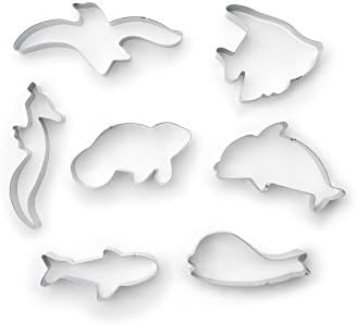 Fox Run Marine Life Cookie Cutters Set - Metallic