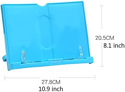 Adjustable Book Stand for Cookbook and Tablet Use