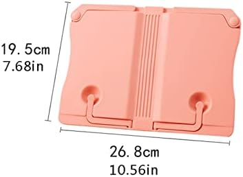 Yuidaaavzz Adjustable Kitchen Book Stand - Orange