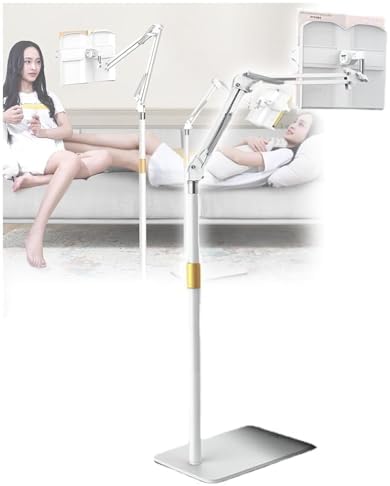 Adjustable Height Floor Stand for Tablets and Books