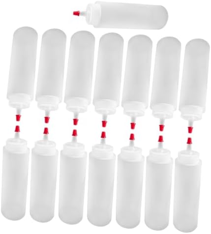 Luxshiny Mini 2oz Condiment Squeeze Bottles