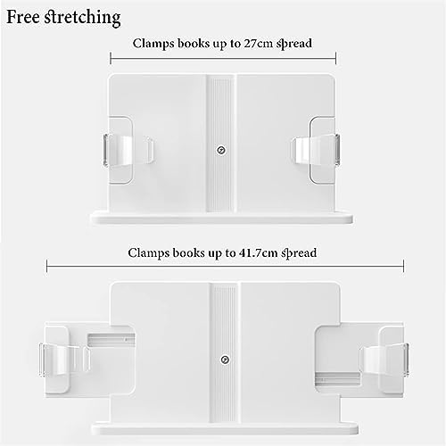 Yuidaaavzz Book Stand for Reading Adjustable Height