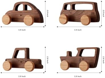 Vinoil Kids Car-Shaped Coat Hooks 4 Pack
